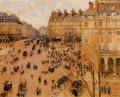 place du thretre francais effet soleil 1898 Camille Pissarro